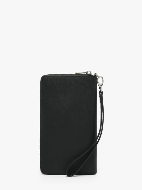 Herenpocket Grained Leder Hugo boss Zwart grained HLL518A ander zicht 2